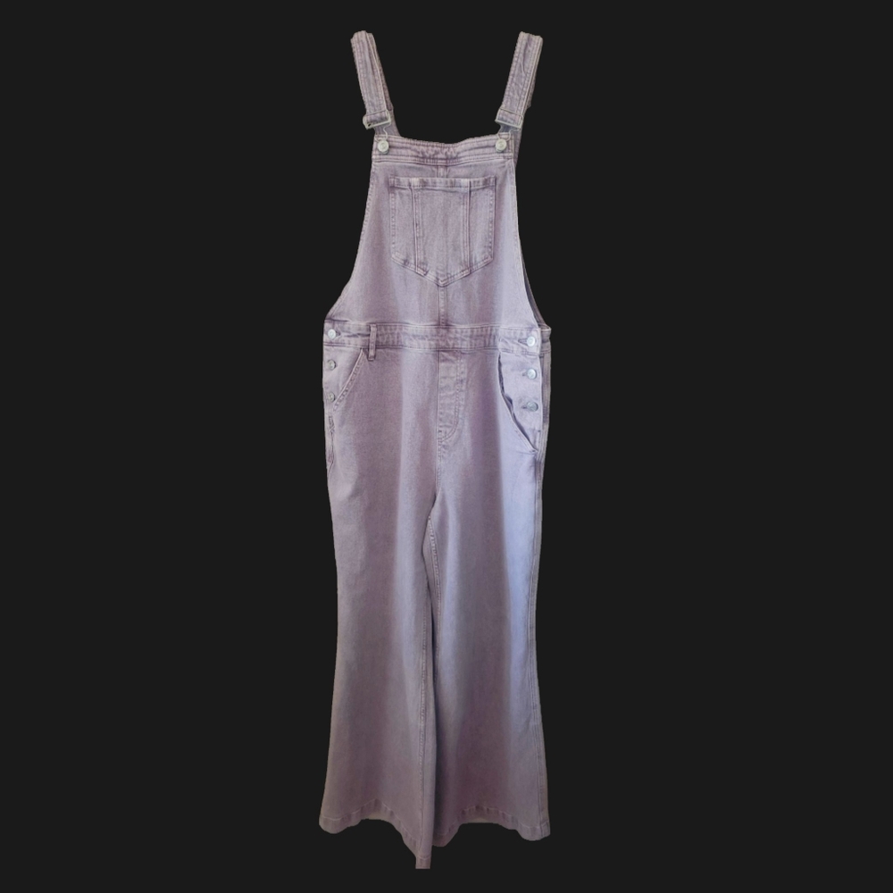 Boot Barn Cleo + Wolf Lilac Lavender Flared Overalls